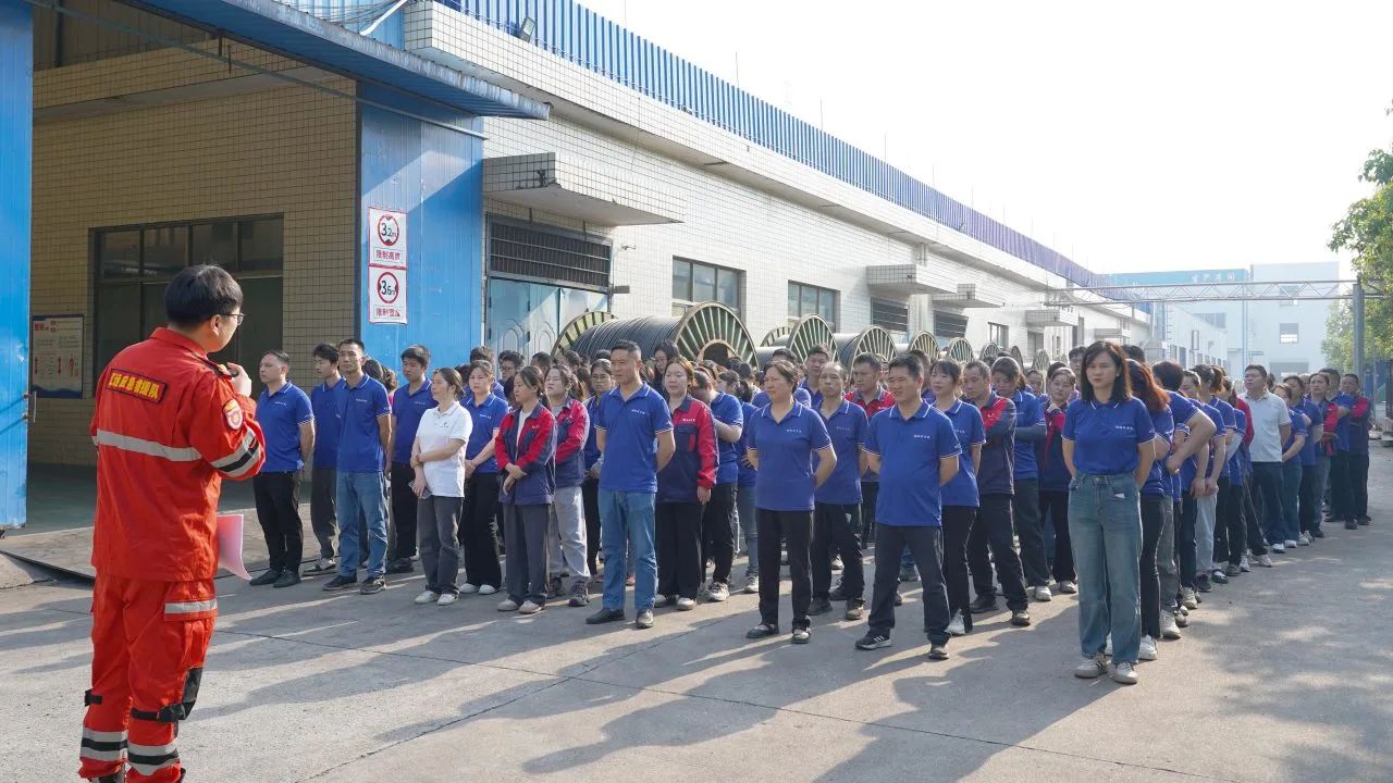 2025年湘聯(lián)電纜消防綜合演習(xí)順利舉行！